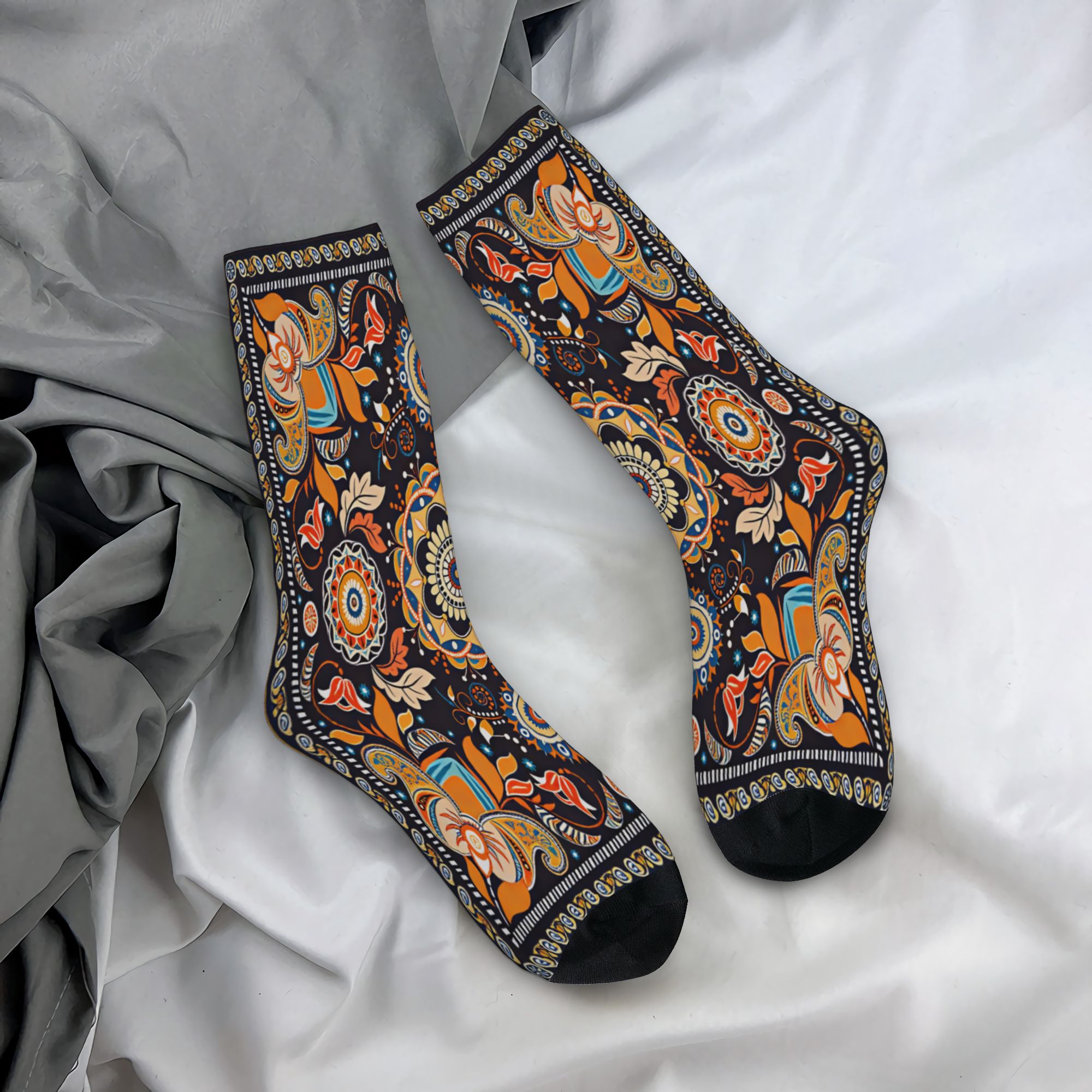 Good Floral & Wedding Decor Supply Photos - Calcetines con diseño de mandala floral,