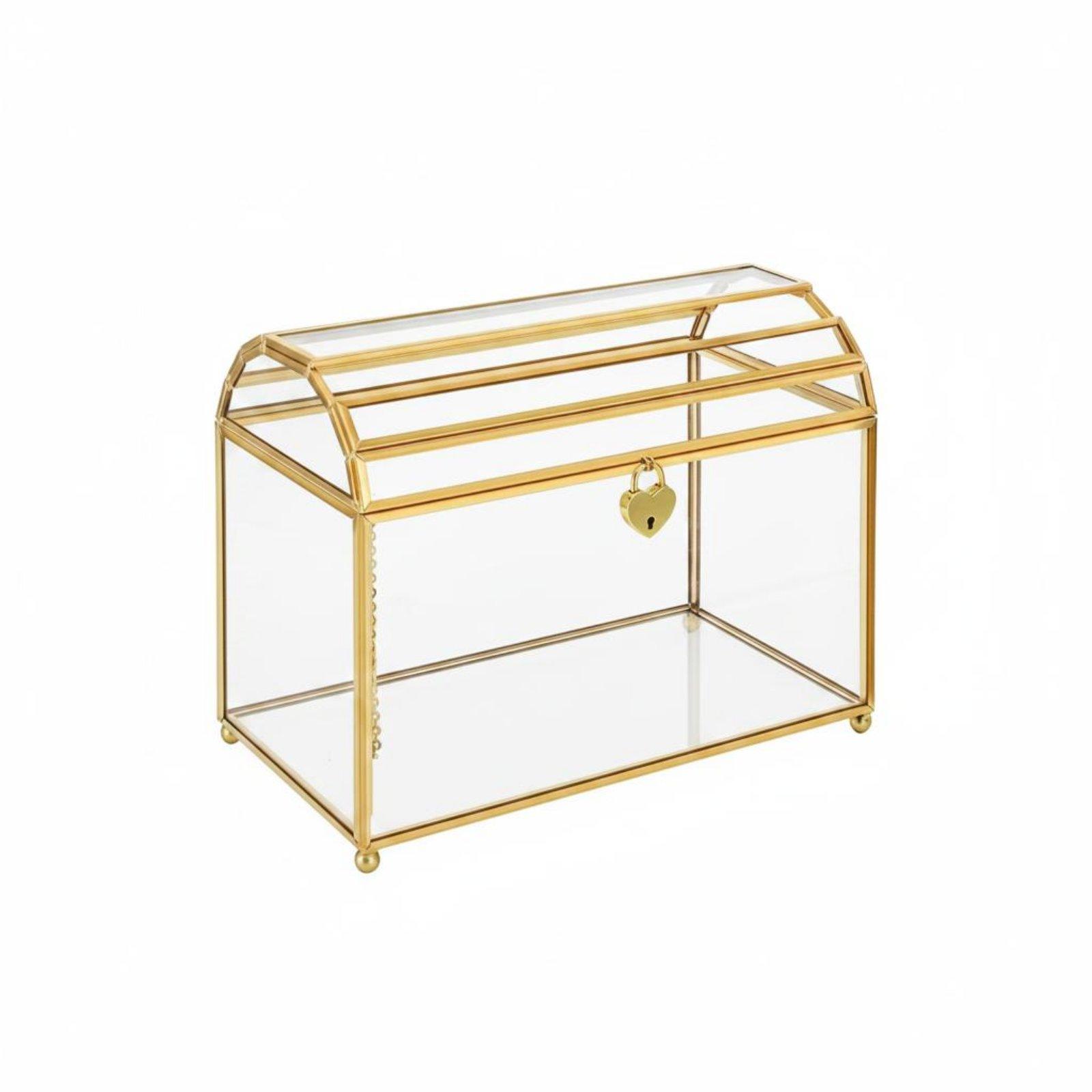 Elegante Caja de Vidrio para S - Wedding Card Box reseña y precio