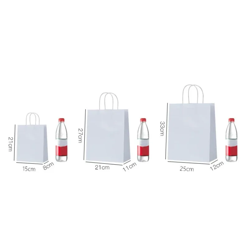 Bolsas de papel kraft con asas - Wedding/Event Supply Store reseña y precio